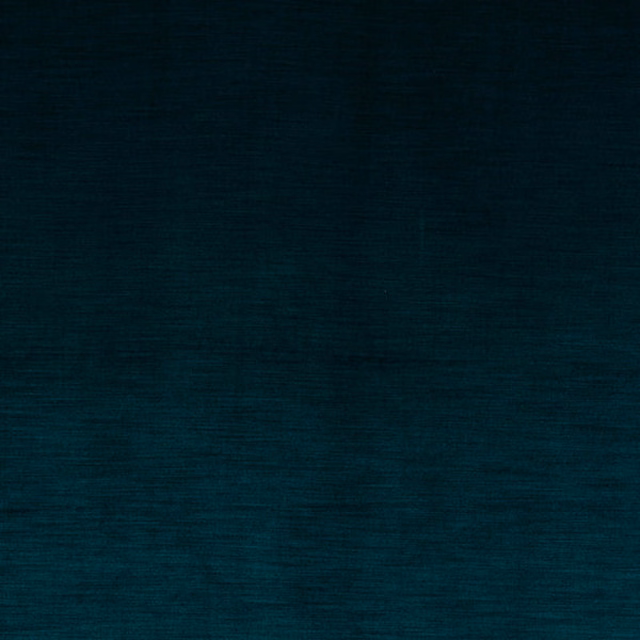 Dark peacock teal plain fabric with fine horizontal striations
