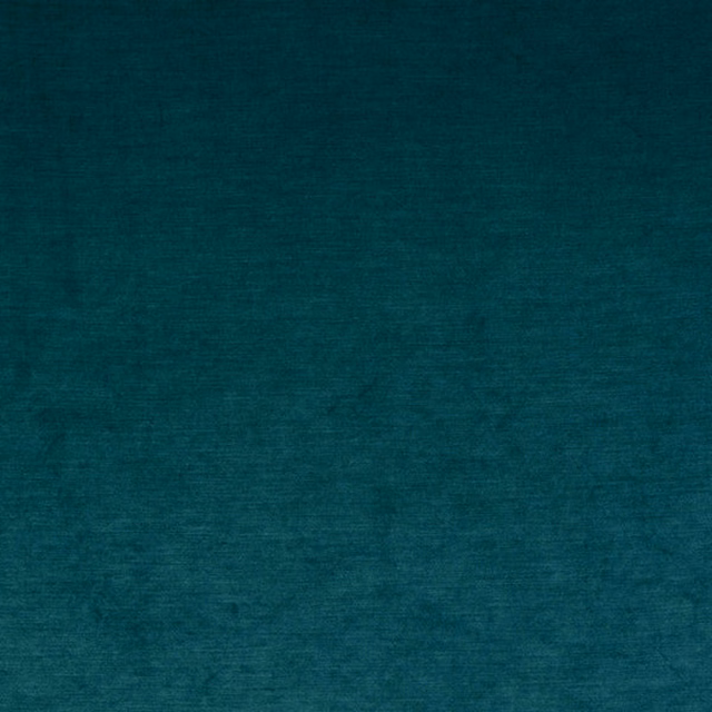 Deep teal turquoise plain fabric with a soft matte, subtly grained surface