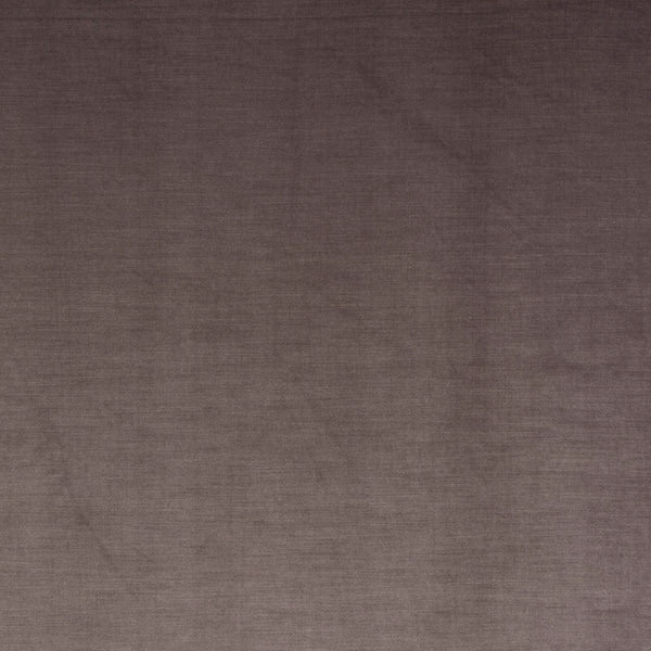 Close-up of plain cool taupe-brown fabric with a soft matte sheen