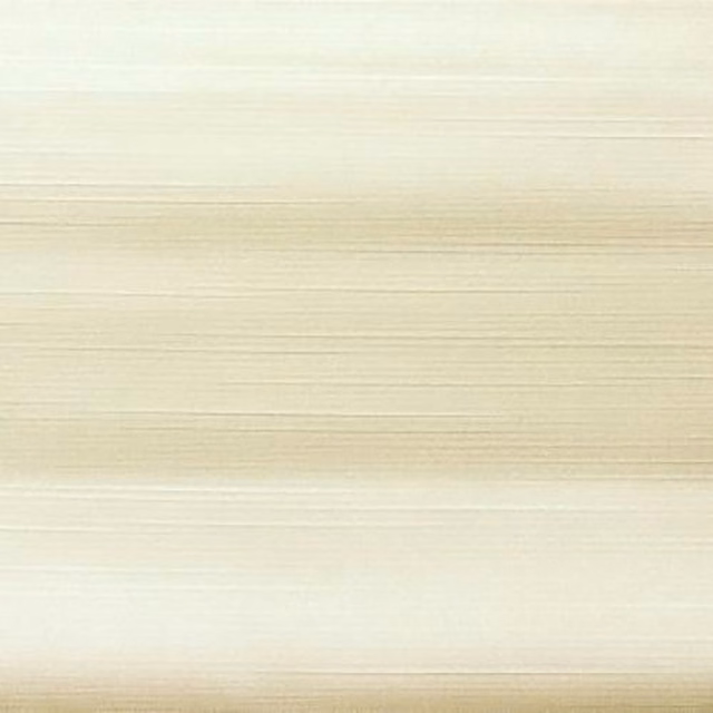 Pale ivory fabric swatch with fine horizontal striations and soft cream tones