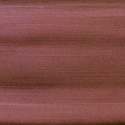 Deep raspberry pink fabric swatch with fine horizontal striations