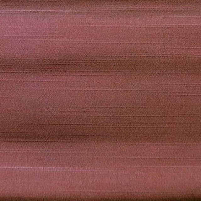 Deep raspberry pink fabric swatch with fine horizontal striations