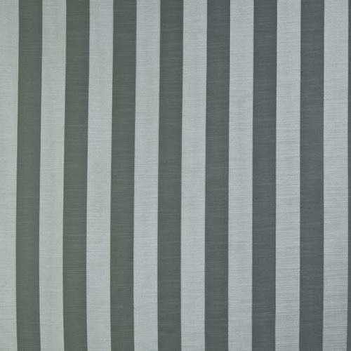 Vertical teal and pale grey stripes with a soft woven texture