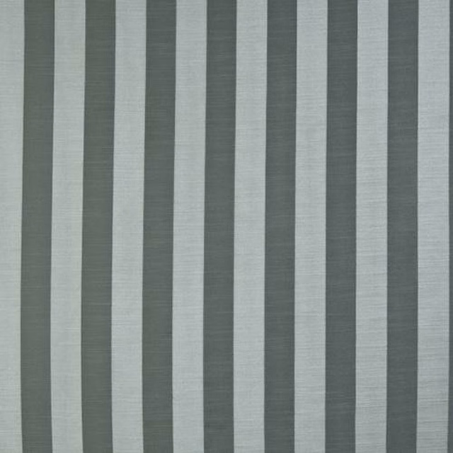 Vertical teal and pale grey stripes with a soft woven texture