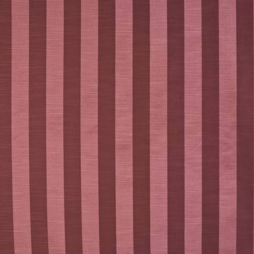 Vertical fuchsia and plum striped fabric with a fine woven texture