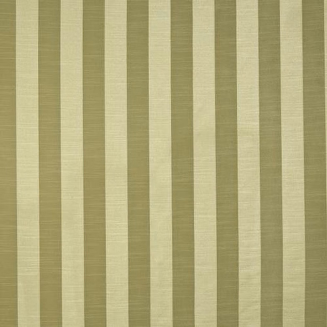 Vertical lime and olive striped fabric swatch with subtle woven texture
