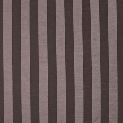 Vertical mauve and dark plum stripe fabric with a fine woven texture