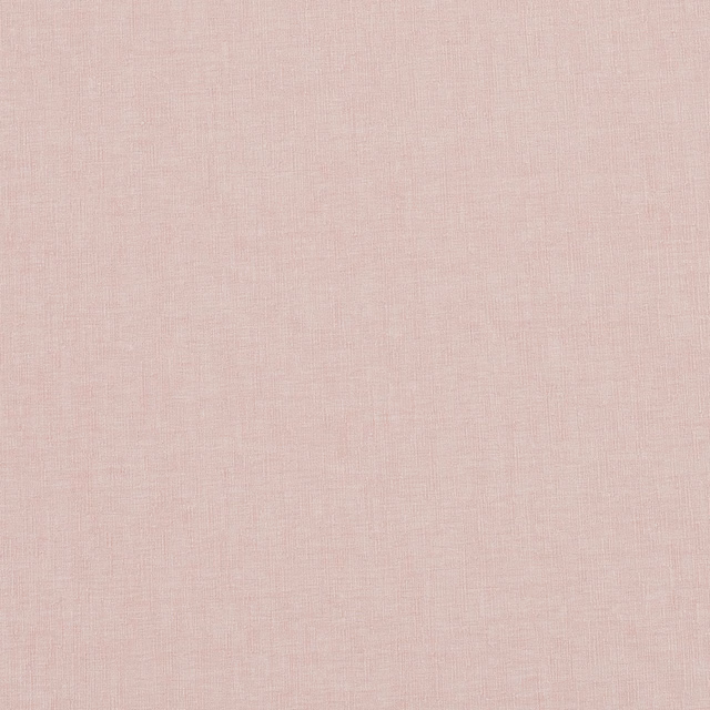 Pale blush pink plain woven fabric with a soft linen-like texture