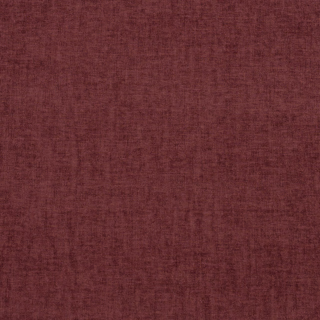 Deep damson plum plain-woven fabric with a subtle linen-like texture