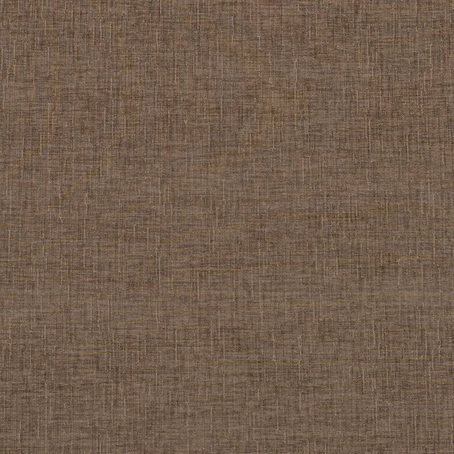 Close-up of warm taupe woven fabric with fine slub texture
