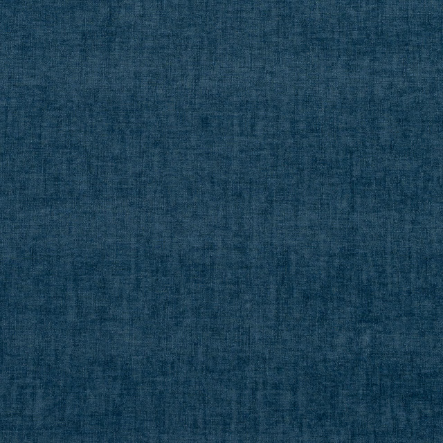 Textured deep French blue plain weave fabric swatch