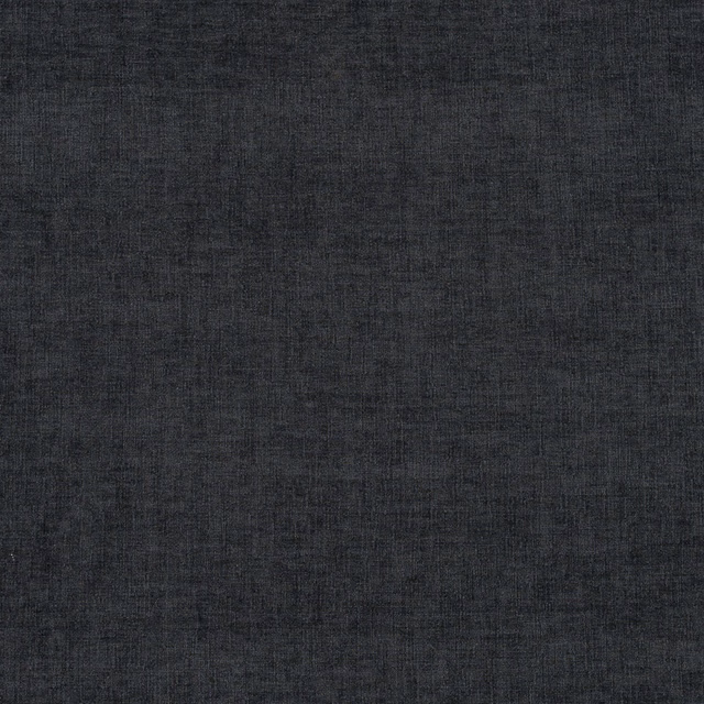Dark indigo-blue woven fabric swatch with subtle charcoal texture