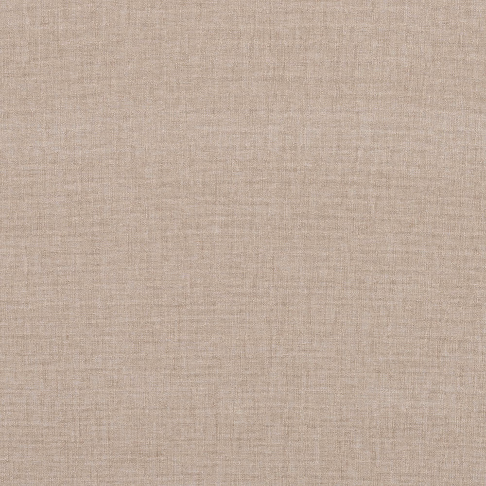 Warm beige plain woven fabric with a soft linen-like texture