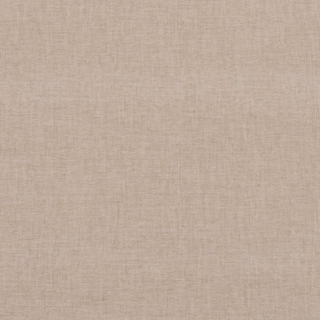 Warm beige plain woven fabric with a soft linen-like texture