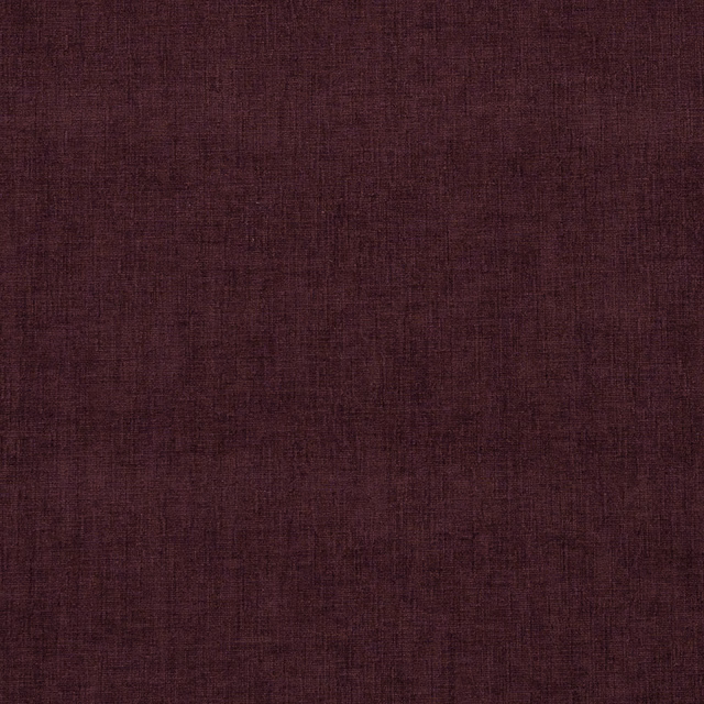 Deep plum plain weave fabric with subtle textured crosshatch