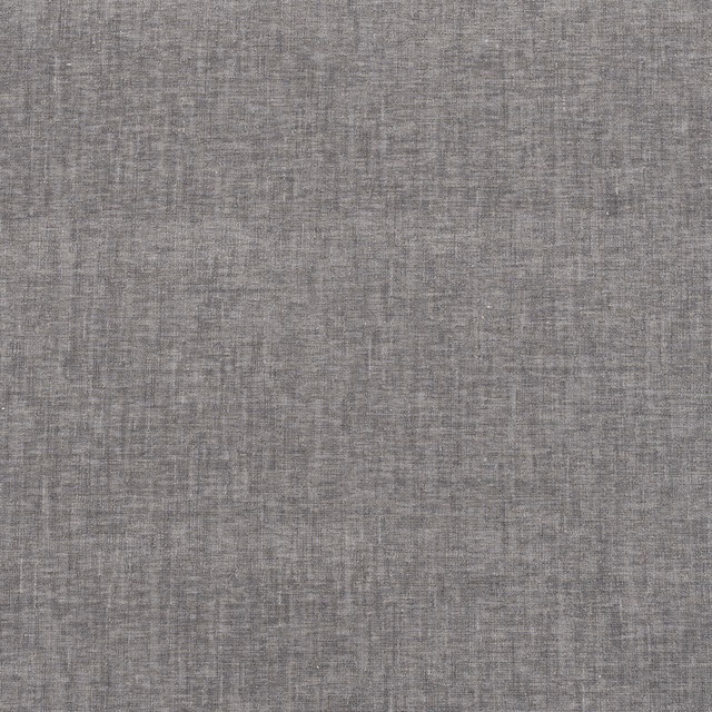 Soft silver-grey textured plain weave fabric swatch with fine linen-like crosshatch