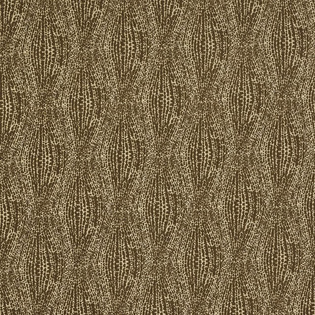 Warm sand-brown damask fabric with mottled texture and subtle sheen