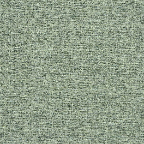 Soft jade green woven fabric with a fine, heathered texture
