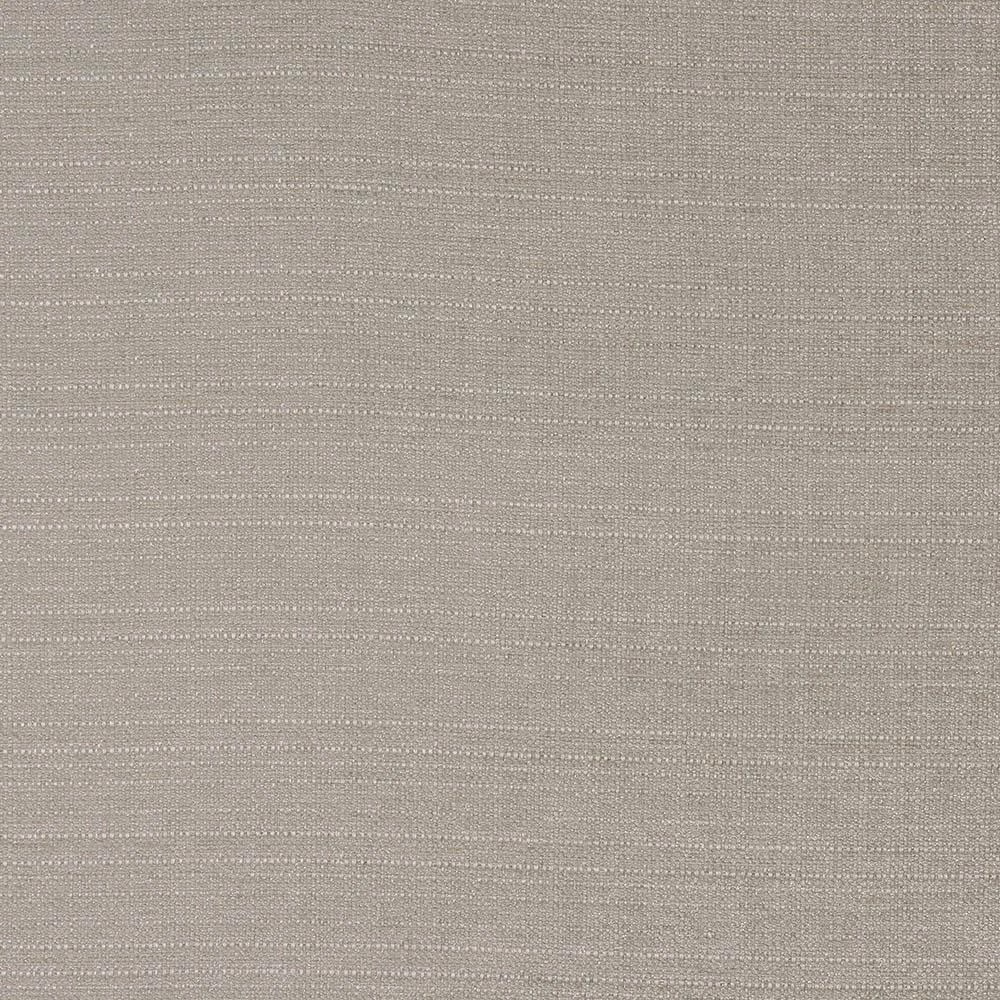 Close-up of soft stone-beige woven fabric with subtle horizontal slub texture