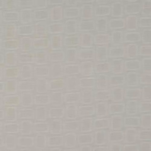 Pale ivory cotton fabric with a subtle tonal square geometric weave