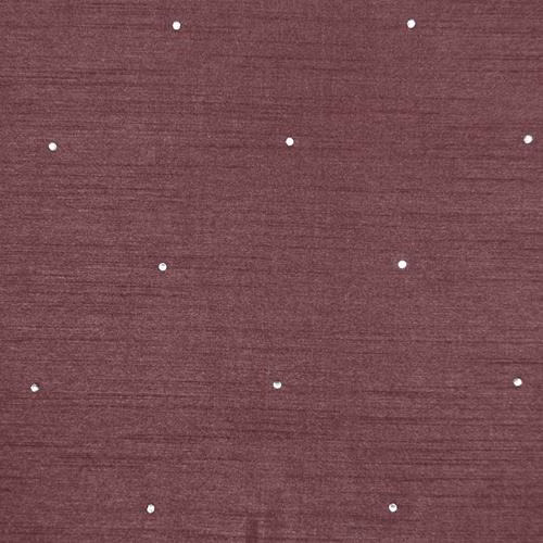 Deep cherry-plum woven fabric with small pale dot motif