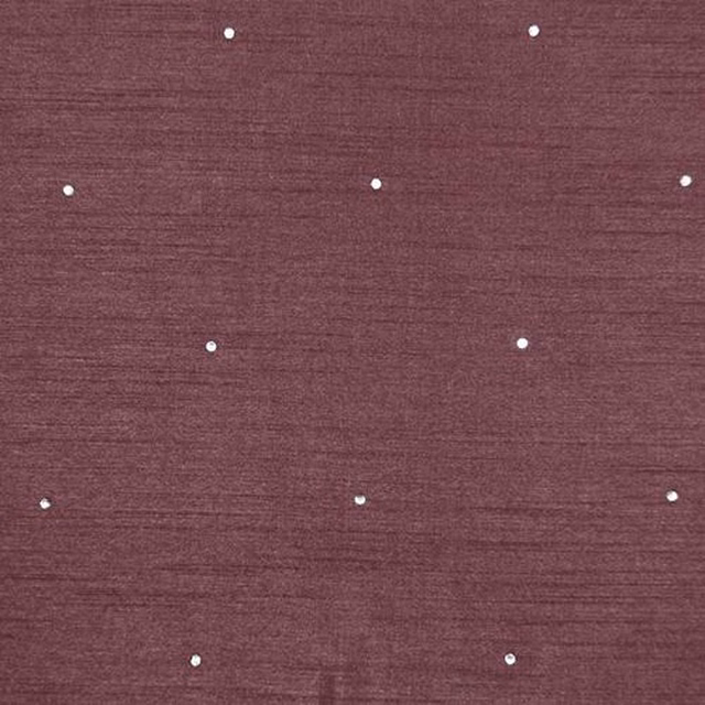 Deep cherry-plum woven fabric with small pale dot motif