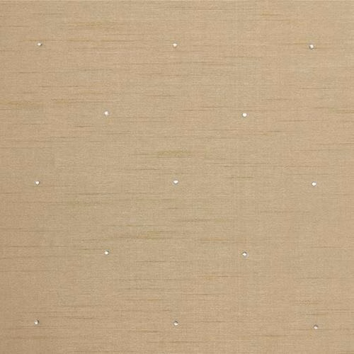 Soft warm cream fabric with tiny spaced dot motif and subtle horizontal sheen