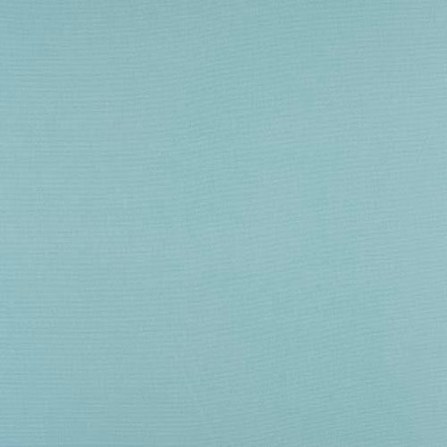 Pale aqua plain-woven cotton swatch with a fine, even texture