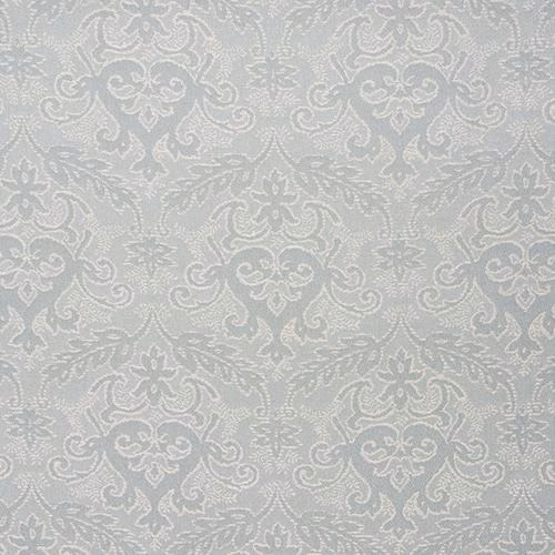 Pale seafoam damask fabric swatch with subtle tonal weave