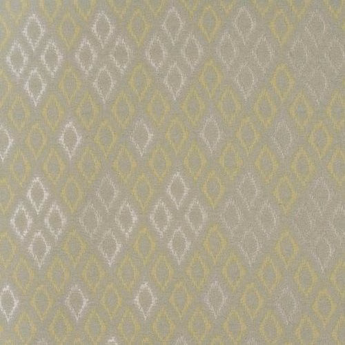 Soft mint and ivory diamond geometric fabric with a muted woven texture