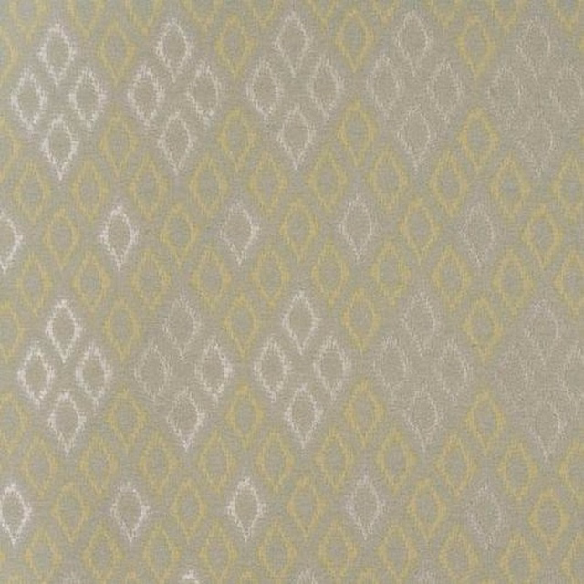 Soft mint and ivory diamond geometric fabric with a muted woven texture
