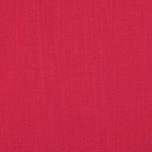 Bright fuchsia pink woven fabric with a fine linen-like texture