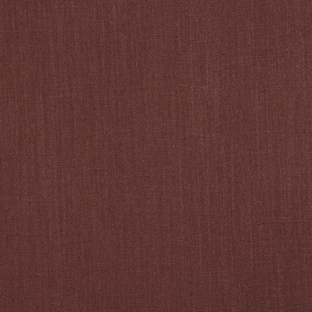 Deep mahogany-red woven fabric with a fine vertical slub texture