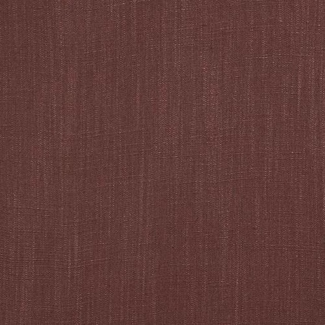 Deep raisin burgundy plain fabric with fine slubbed texture