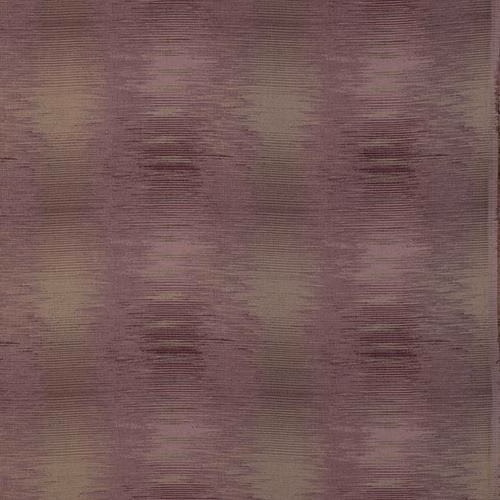 Abstract shimmer fabric in smoky aubergine and plum horizontal bands