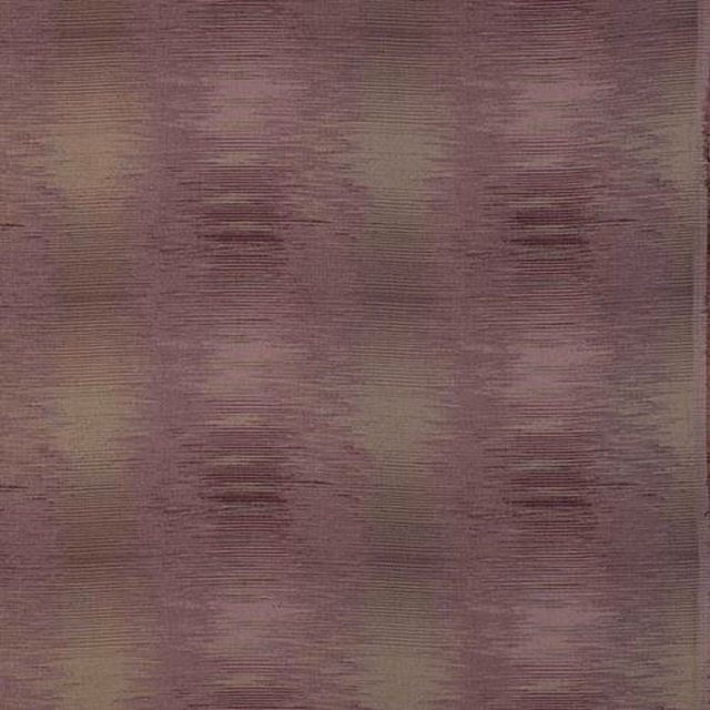 Abstract shimmer fabric in smoky aubergine and plum horizontal bands