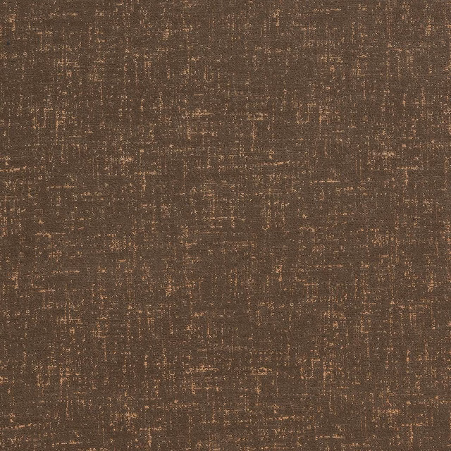 Bronze-brown textured fabric with fine coppery metallic flecks