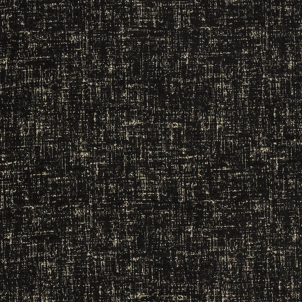 Dark graphite fabric with fine crosshatched texture and scattered metallic flecks