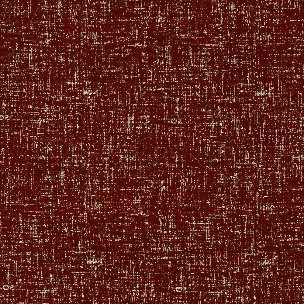 Deep burgundy textured fabric with fine gold flecks and distressed crosshatch weave