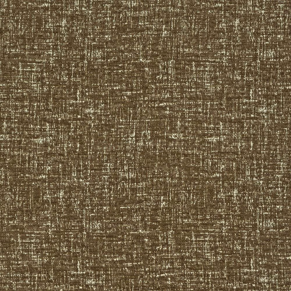 Textured brown and sand woven fabric with subtle metallic flecks