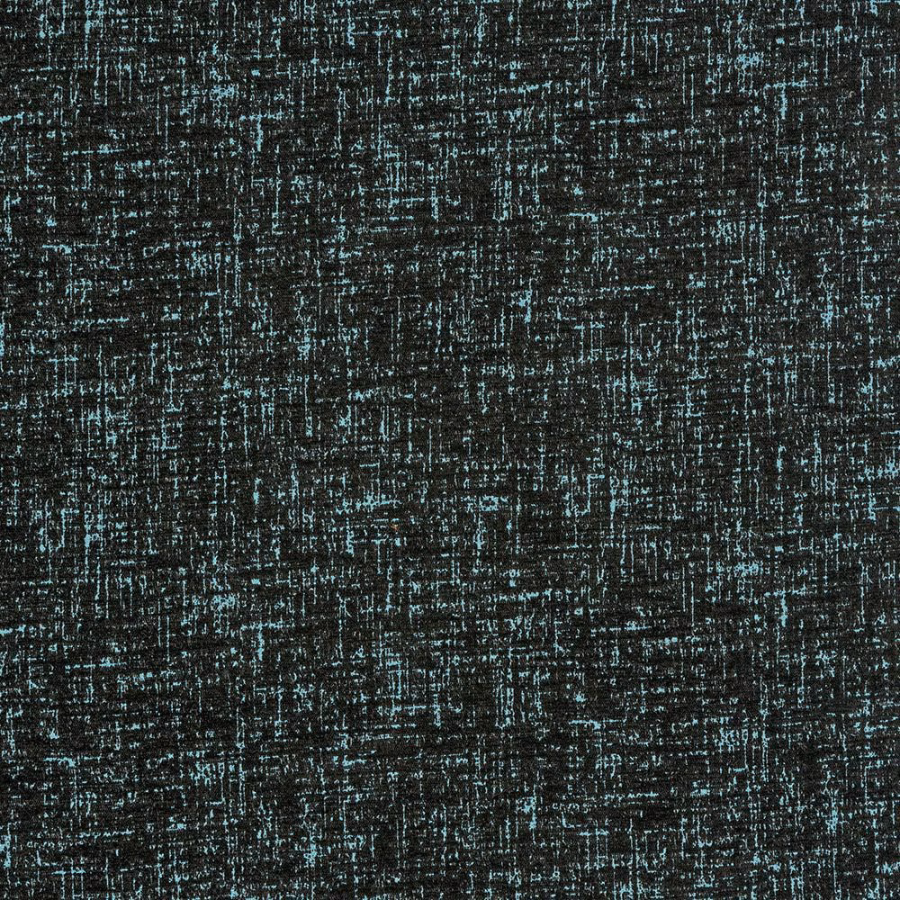 Dark teal textured fabric with sapphire-blue flecks and fine woven crosshatch
