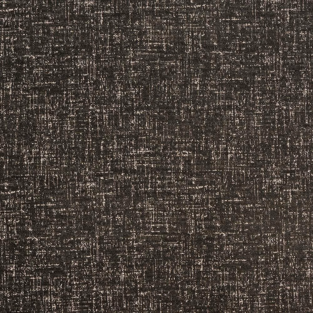 Dark smoky brown textured fabric with scattered pale flecks and a fine crosshatch weave