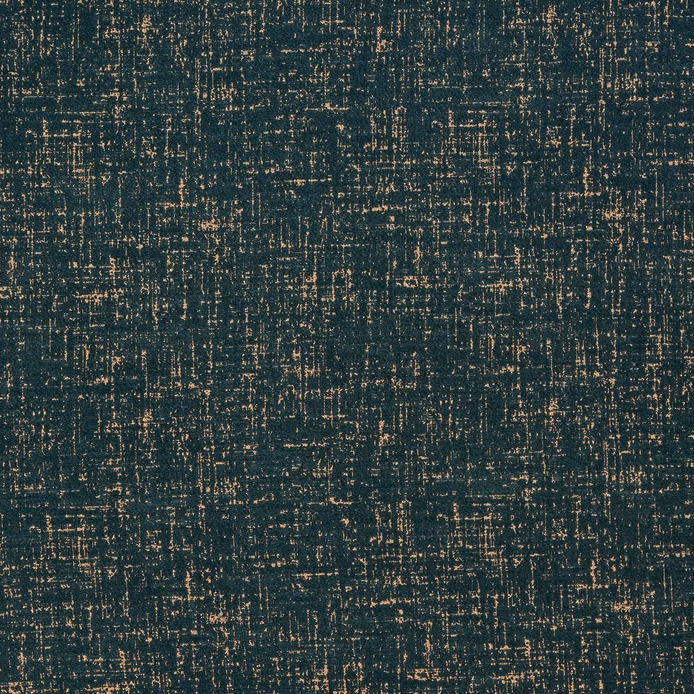 Dark teal textured fabric with scattered warm metallic flecks