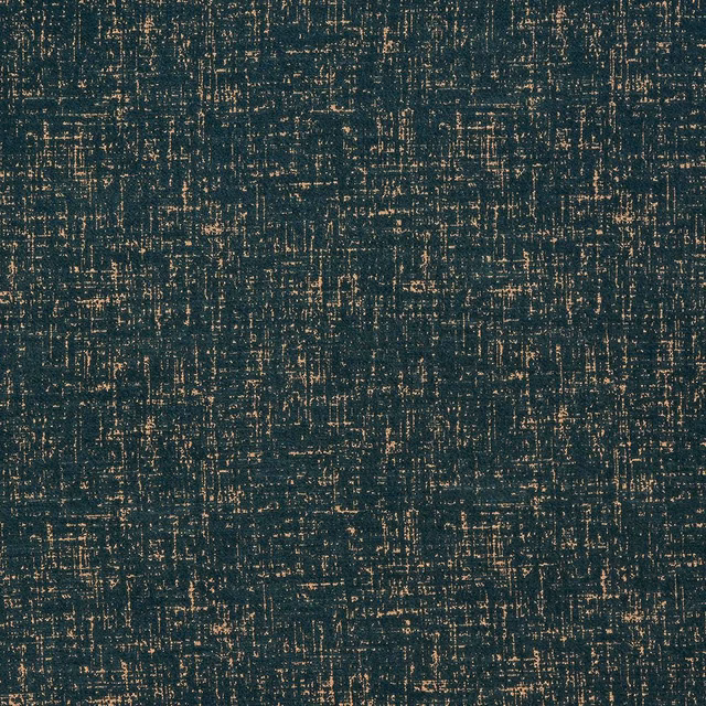 Dark teal textured fabric with scattered warm metallic flecks