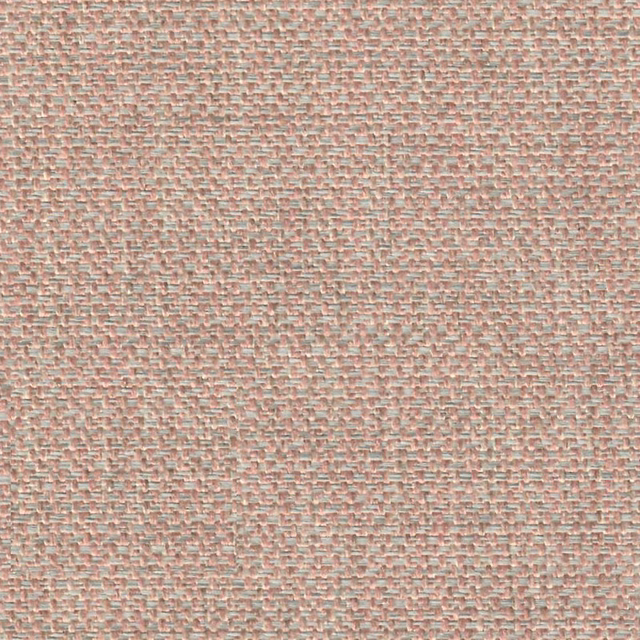 Close-up of soft blush pink woven fabric with fine basket texture