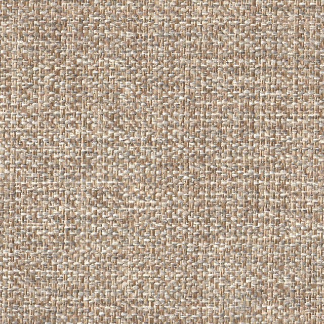 Close-up of warm mushroom taupe woven fabric with fine textured surface