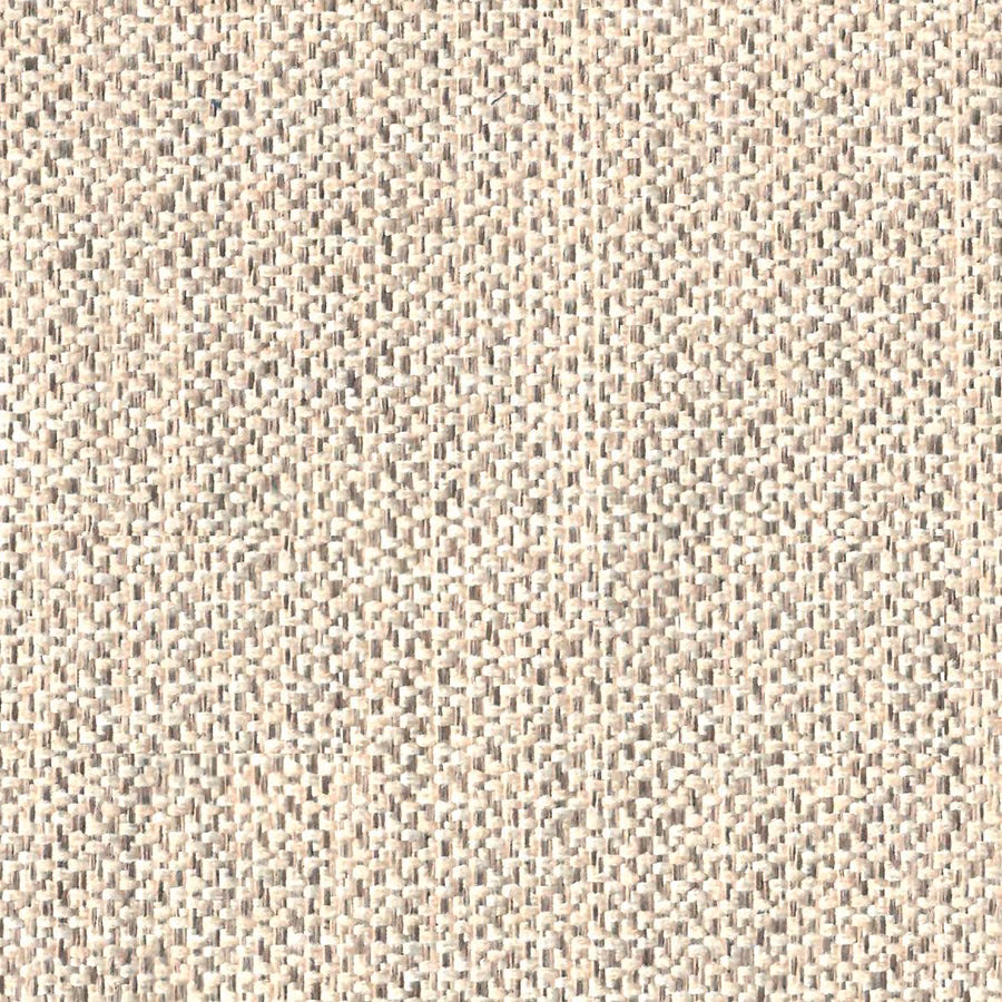 Close-up of oatmeal cream woven fabric with tiny beige and ivory flecks