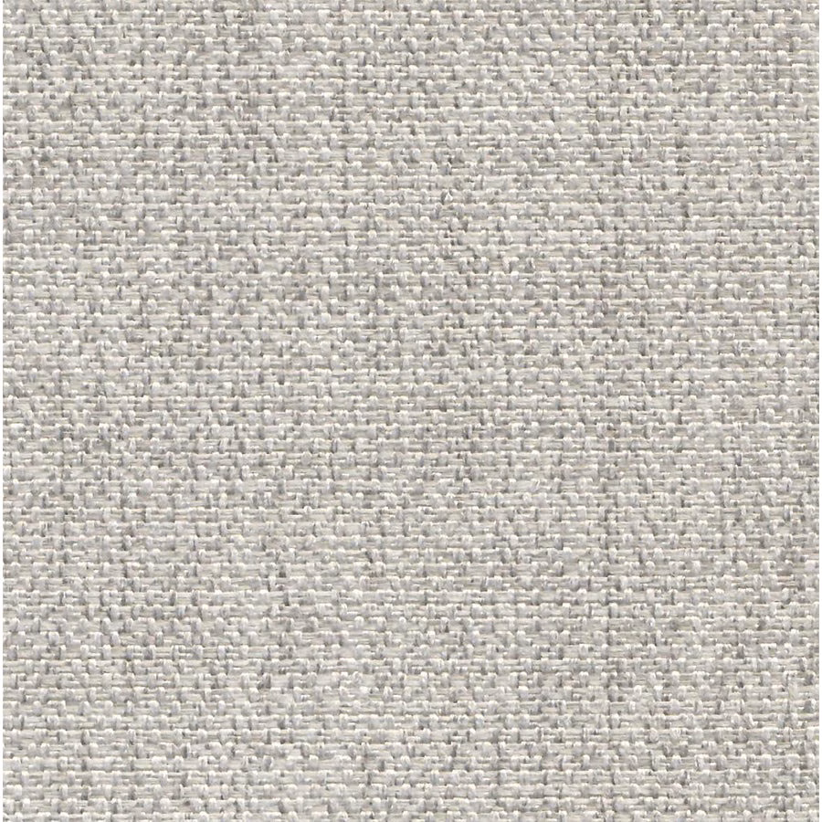 Pale silver grey woven fabric with a fine textured basketweave