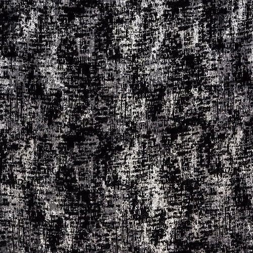 Close-up swatch of mottled charcoal black and grey textured fabric