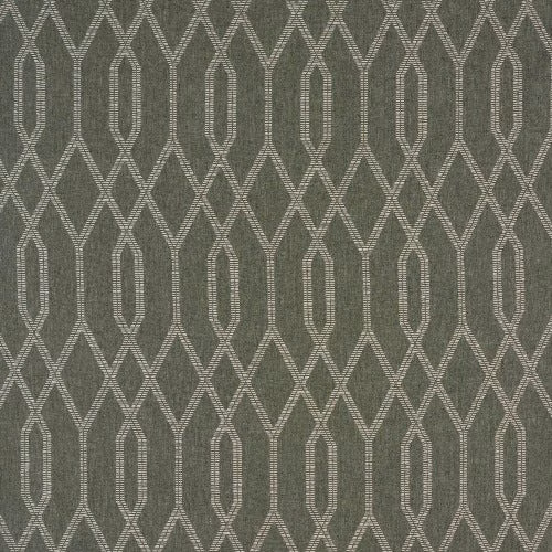 Muted seafoam green geometric weave with elongated pale linked lozenges